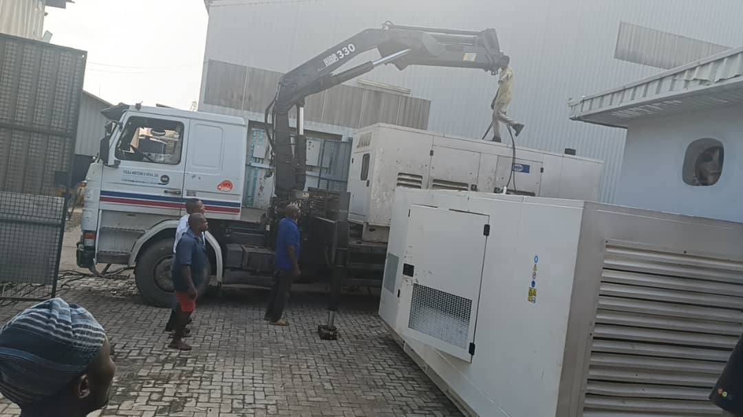2 units 500kVA generator delivery – Ikeja